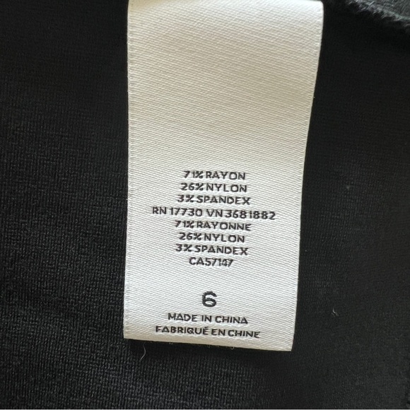 KATE YOUNG Black Ponte Cutout Back Fit & Flare Dress LBD Size 6 NWT - Picture 13 of 14